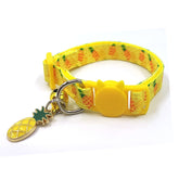 Printed Cat Collar with Bell – Adjustable & Soft Pet Strap